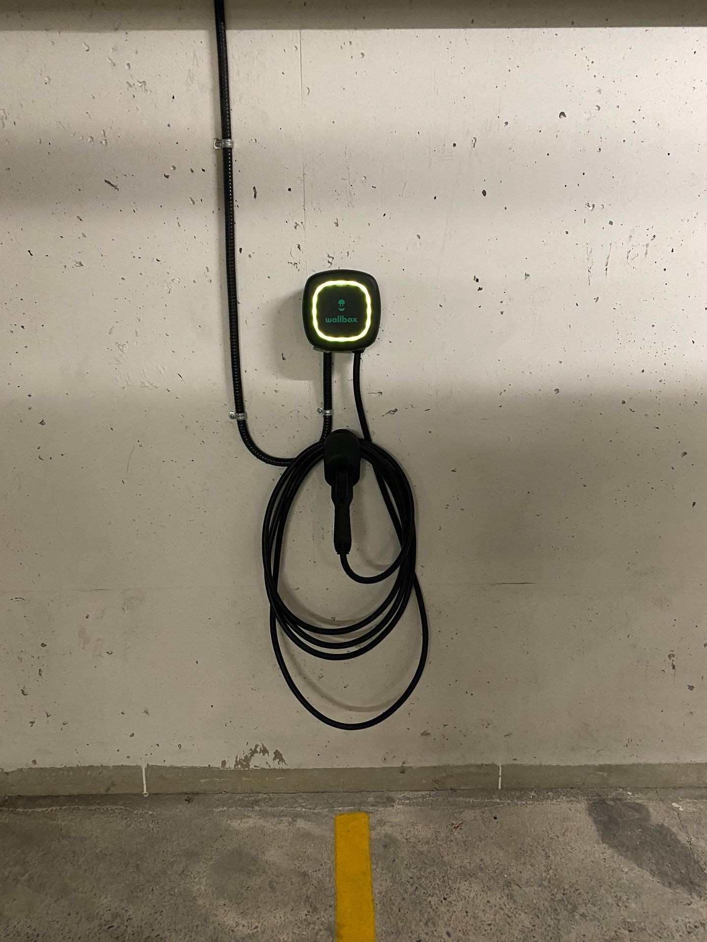 electric vehicle charging station installation